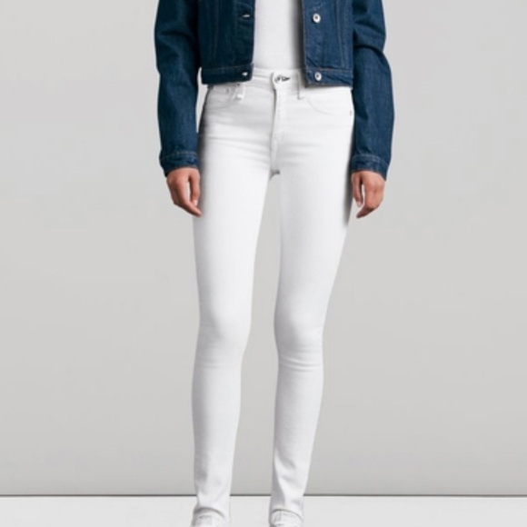 MSRP $195 Rag & Bone Blanc Skinny Jeans Size 30 - Picture 1 of 16